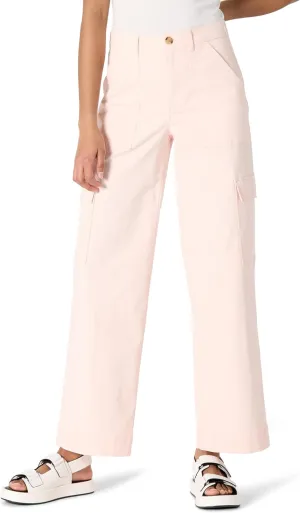 Amazon Essentials Women's High-Rise Regular-Fit Full-Length Cargo Khaki Pant