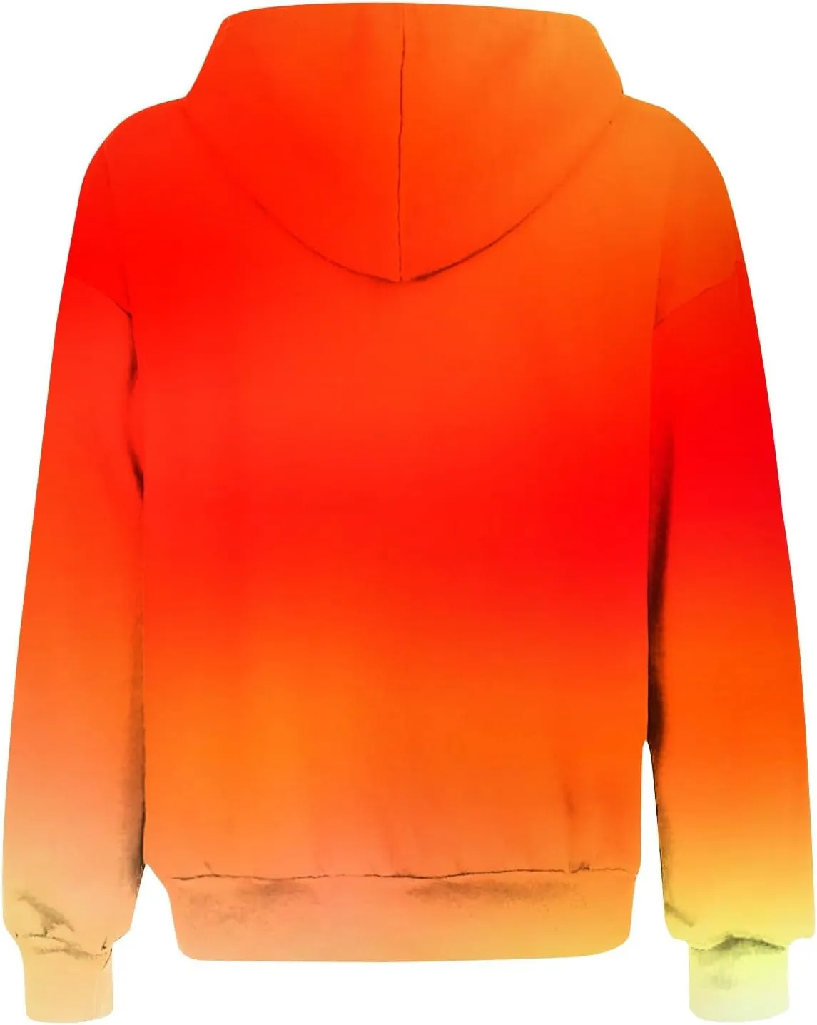 Bidobibo Zip Up Hoodie Women Gradient Color Pattern Zipper Hooded Plus Size Jacket Oversized Tunic Sweatshirt for Women