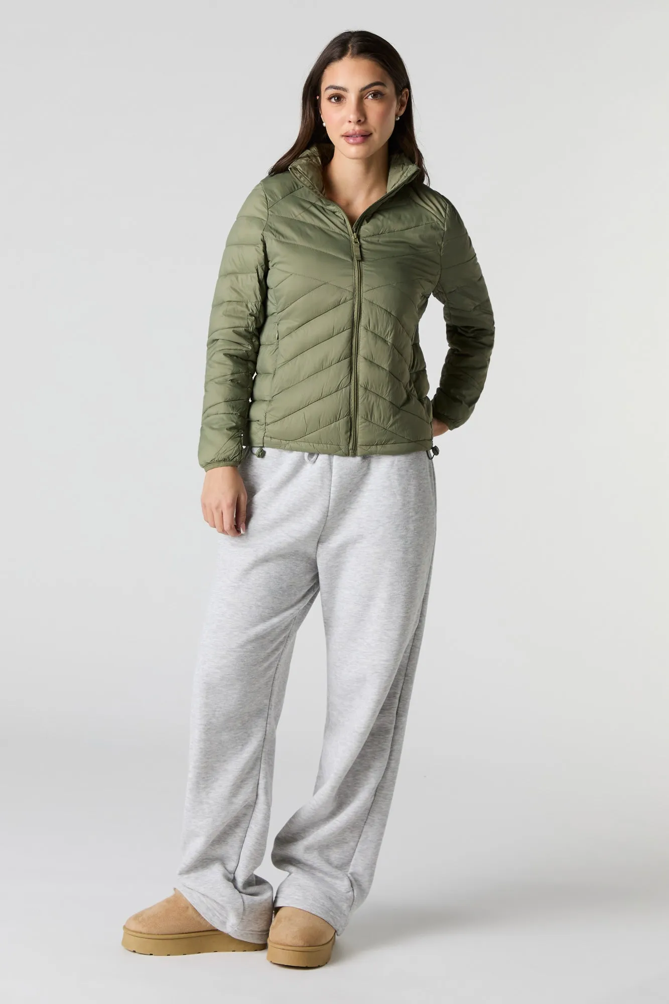 Blouson bouffant en nylon