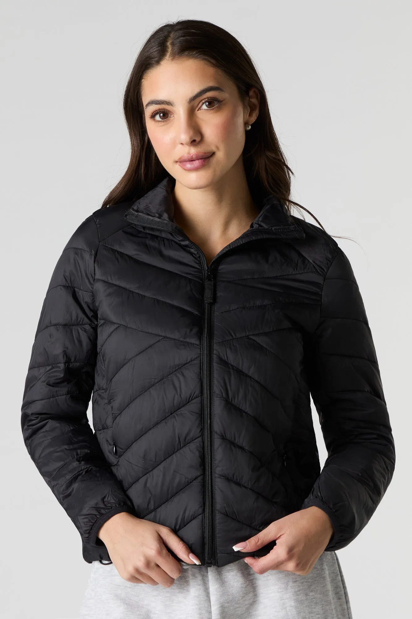 Blouson bouffant en nylon