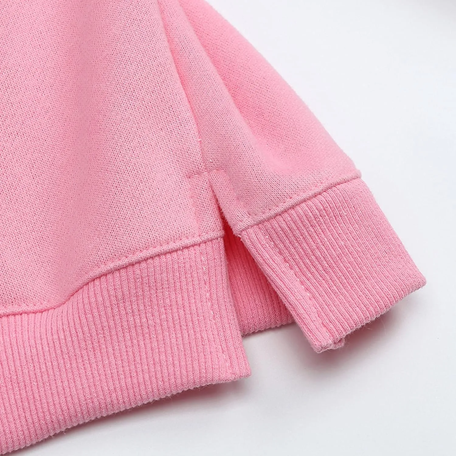 Boys Girls Bear Ears Shape Fleece Warm Hoodies Pullover Toddler Baby Solid Hooded Sweatshirt Cute Fall Clothes
