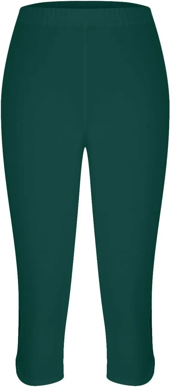 Capri Leggings for Women Casual Yoga Pants Tummy Control High Waisted Slim Fit Comfy Stretchy Workout Pants