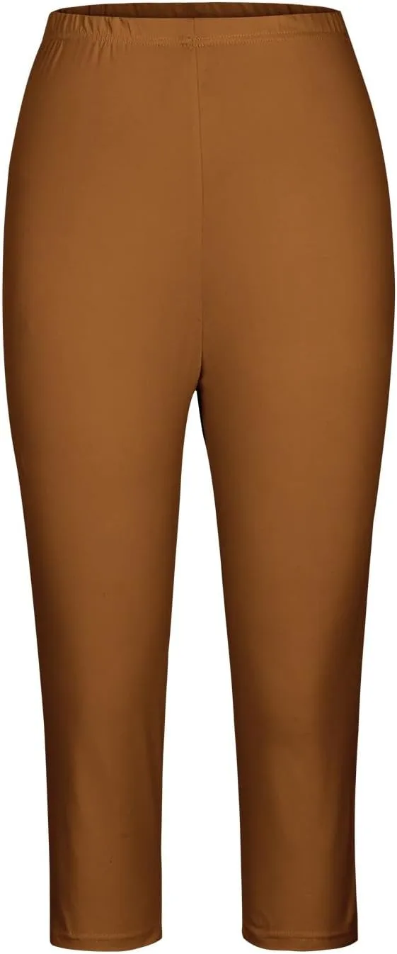 Capri Leggings for Women Fabric Bow Tie Belt Peach Hip Tight Waist High Hip Movement Yoga Shorts Cropped Pants High