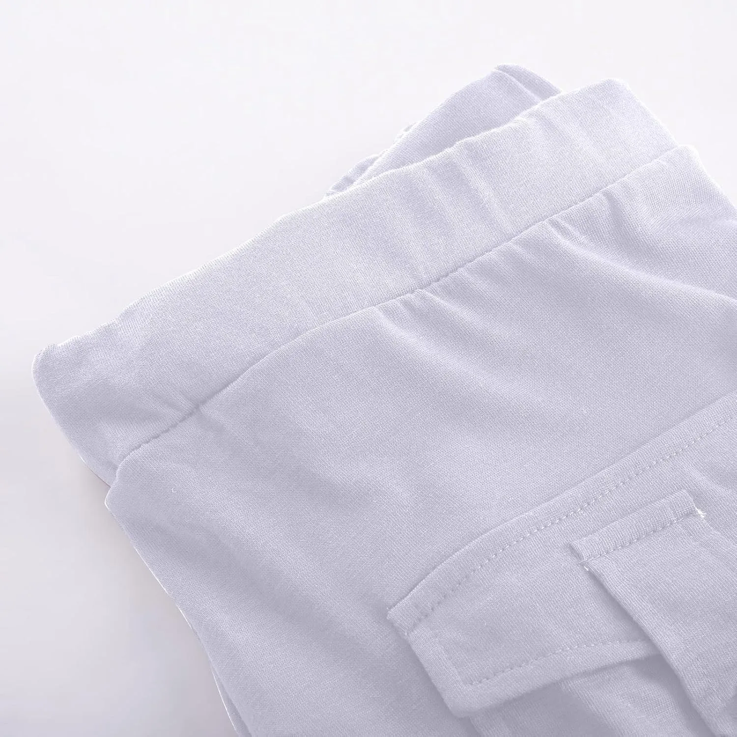 Capri Pants for Women 2024 Summer Casual Capri Leggings Lightweight High Wasit Stretch Cropped Trousers with Pockets