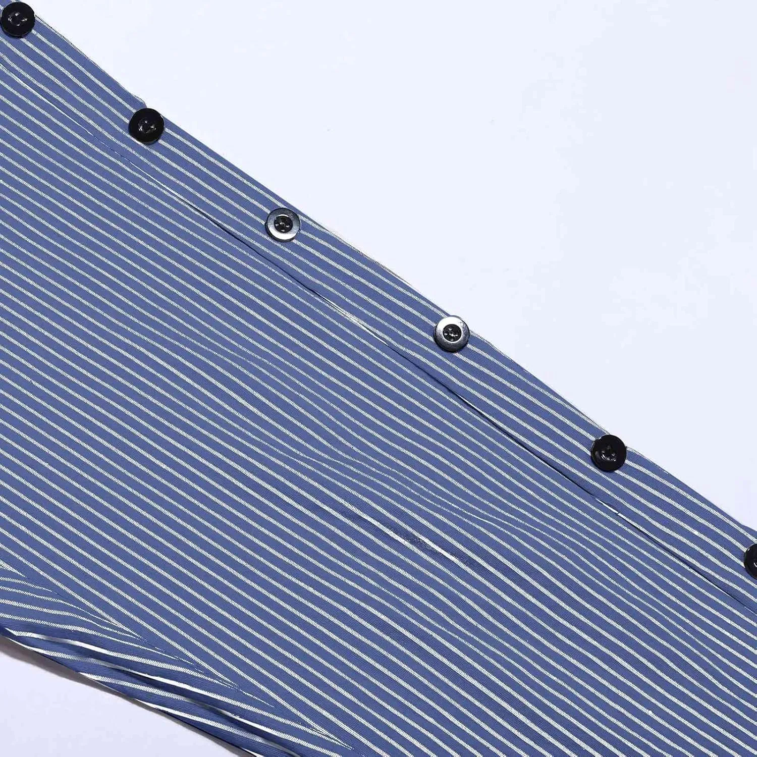 Capri Pants for Women Casual Striped Linen Pants Loose Fit Drawstring Trousers High Waist Cropped Trousers