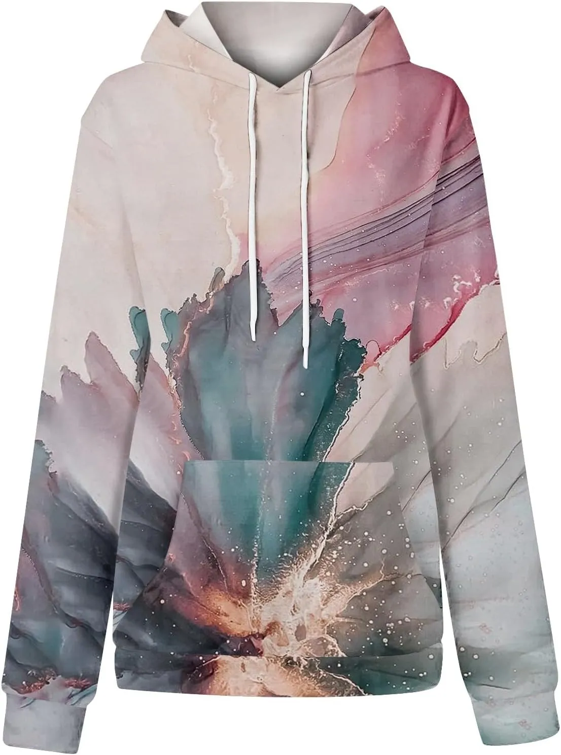 ChicCrate Hoodies for Women Oversized Y2K Sweatshirt Drawstring Long Sleeve Shirts Casual Cute Tops Fall Clothes with Pockets