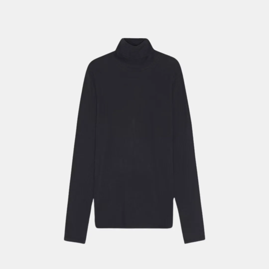 Clive Roll 3323 Waffle Knit Shirt (Black)