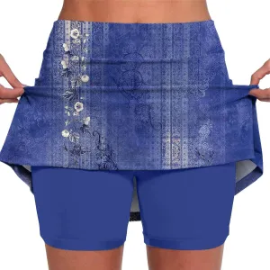 Elastic Yoga Culottes for Women Solid Color Athletic Shorts Lightweight High Waist Skinny Floral Print Joggers 2024