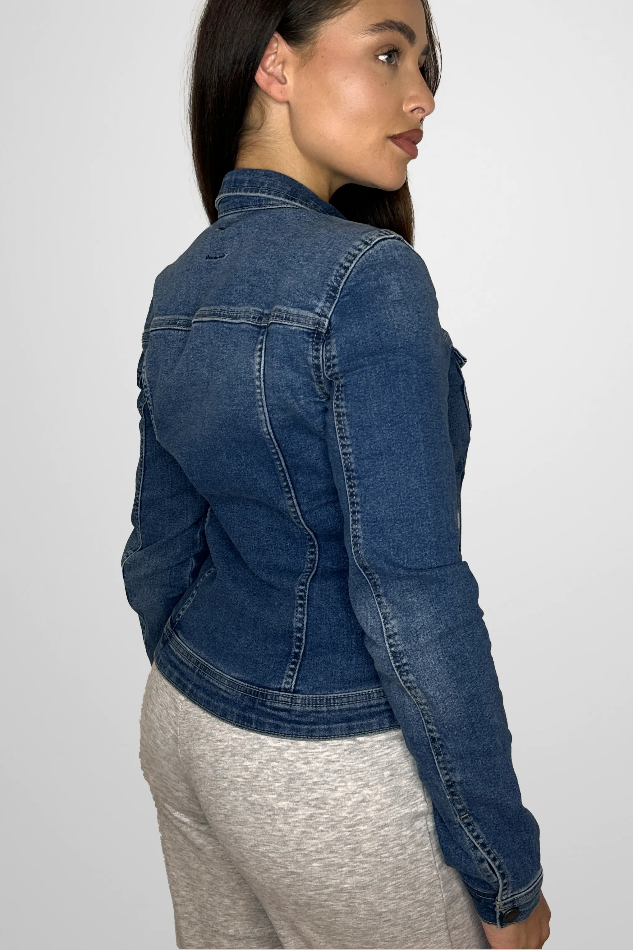 Faded Wash Classic Denim Jacket