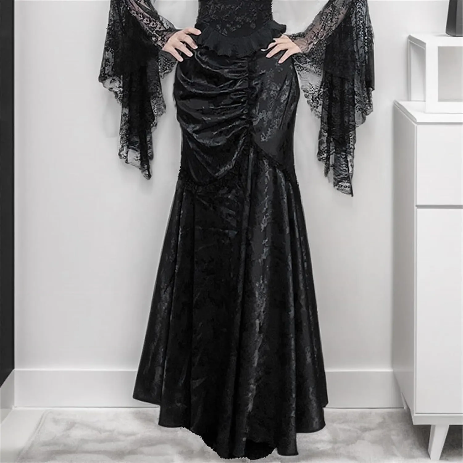 Fairy Grunge Skirt for Women Punk Y2k Goth Emo Rave Harajuku Festival