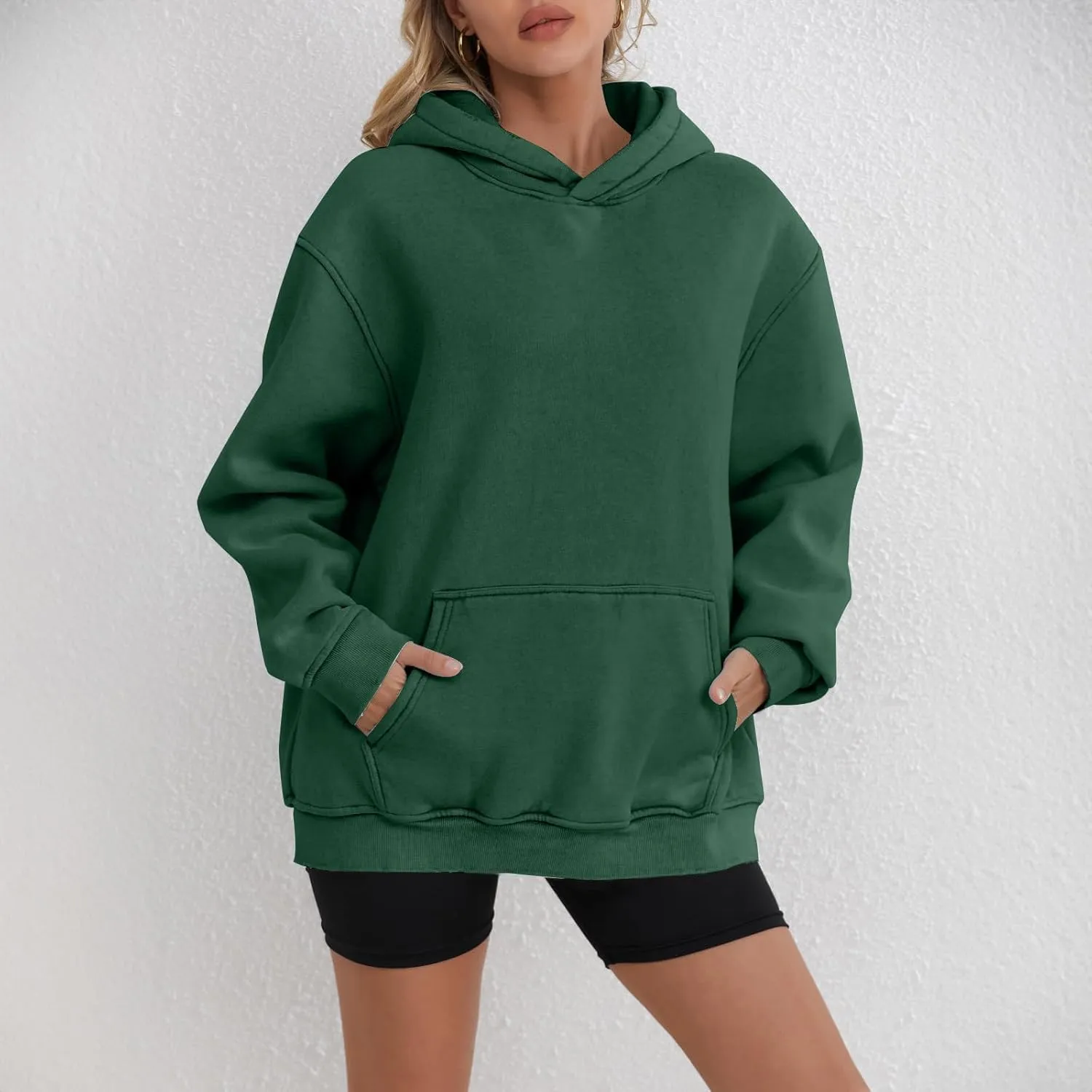 Fleece Lined Hoodie Women Winter Thermal Clothes Warm Womens Hoodies Oversized Cozy Sweatshirts Pullover with Hood