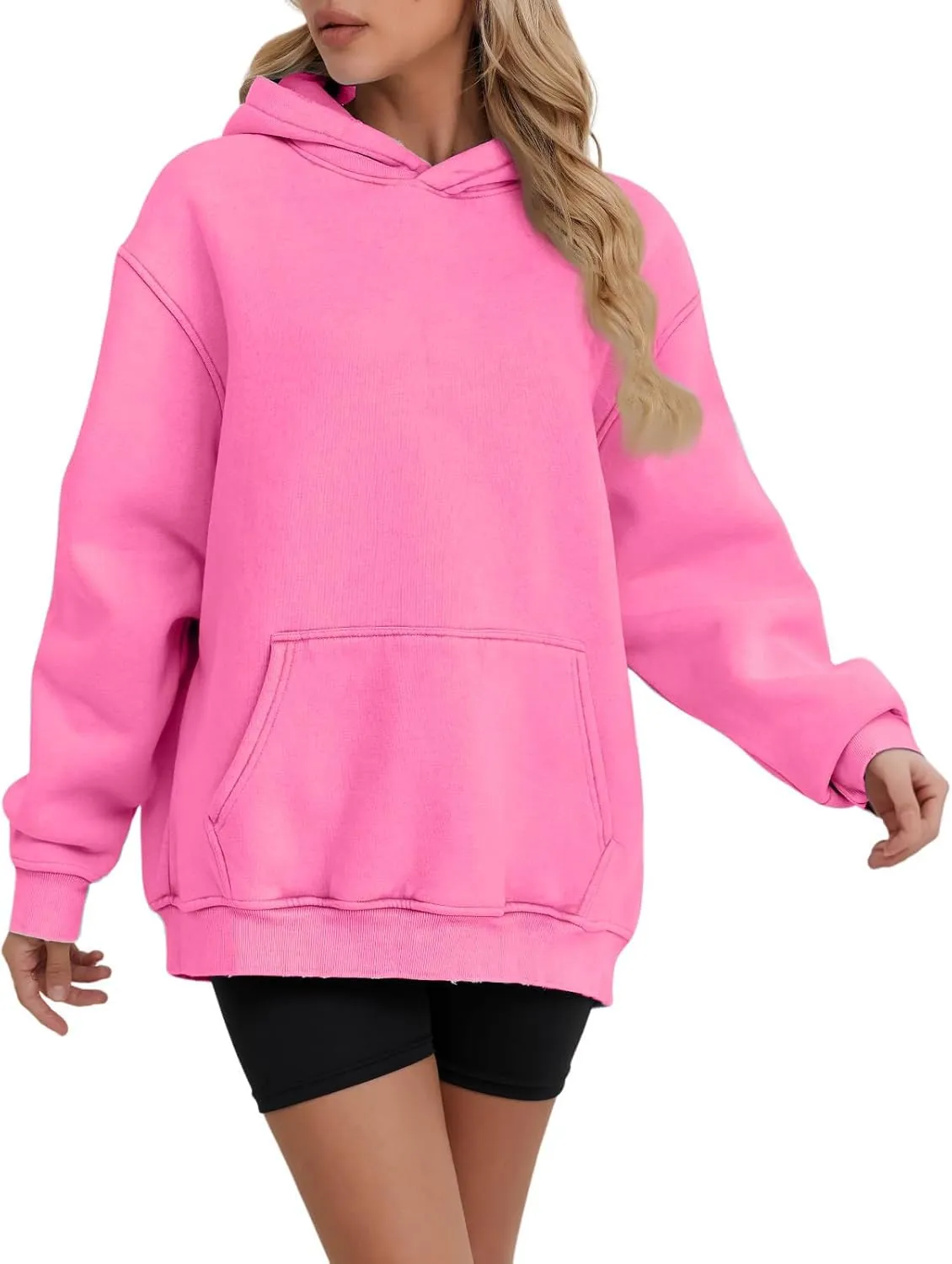 Fleece Lined Hoodie Women Winter Thermal Clothes Warm Womens Hoodies Oversized Cozy Sweatshirts Pullover with Hood