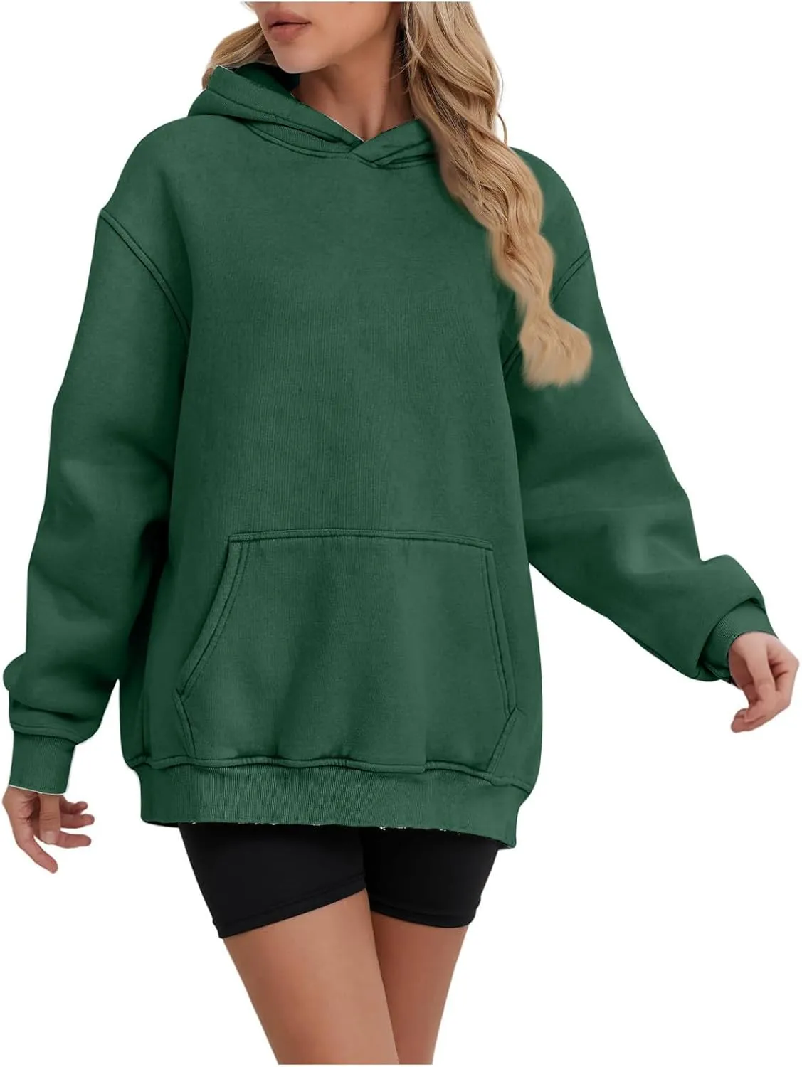 Fleece Lined Hoodie Women Winter Thermal Clothes Warm Womens Hoodies Oversized Cozy Sweatshirts Pullover with Hood