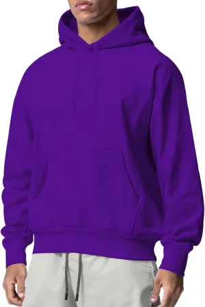 Fxbar Hoodies for Men Heavyweight Lined Hoodie Thick Winter Pullover Warm Hooded Sweatshirt Thermal Windproof Jacket