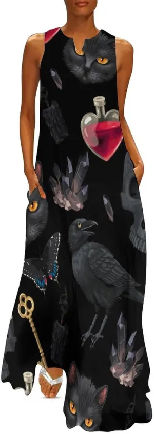 Giraffe Dresses Womans Short Sleeve Summer Dress Waisted Shirtdress V Neck Casual Singlet Swing Beach Dress