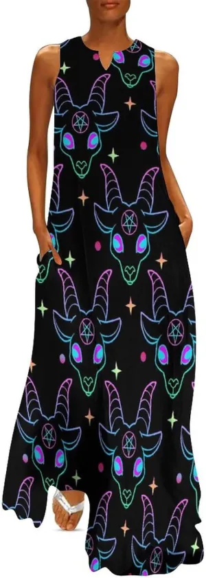 Giraffe Dresses Womans Short Sleeve Summer Dress Waisted Shirtdress V Neck Casual Singlet Swing Beach Dress