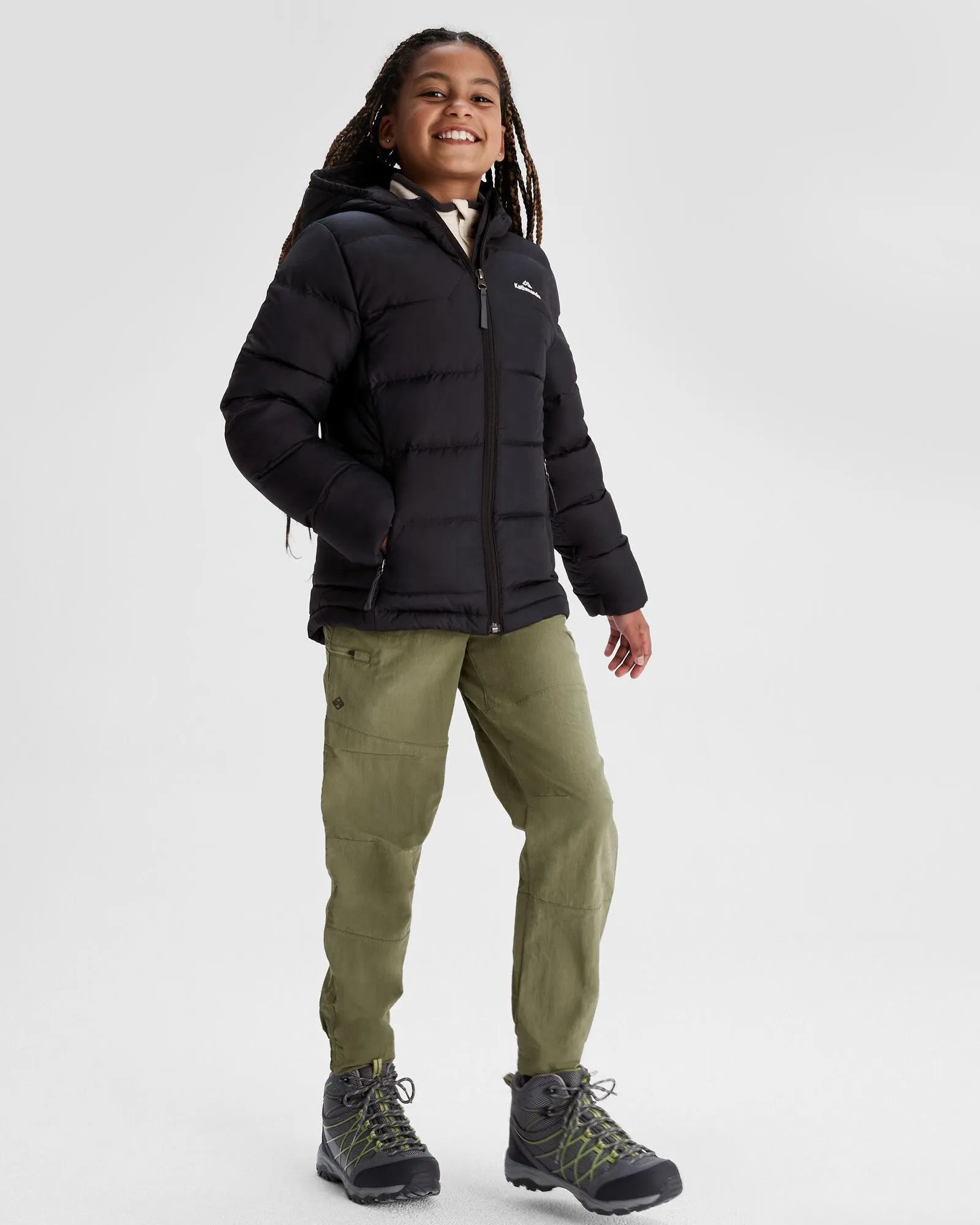 Girls' Epiq Down Jacket - Black/Black