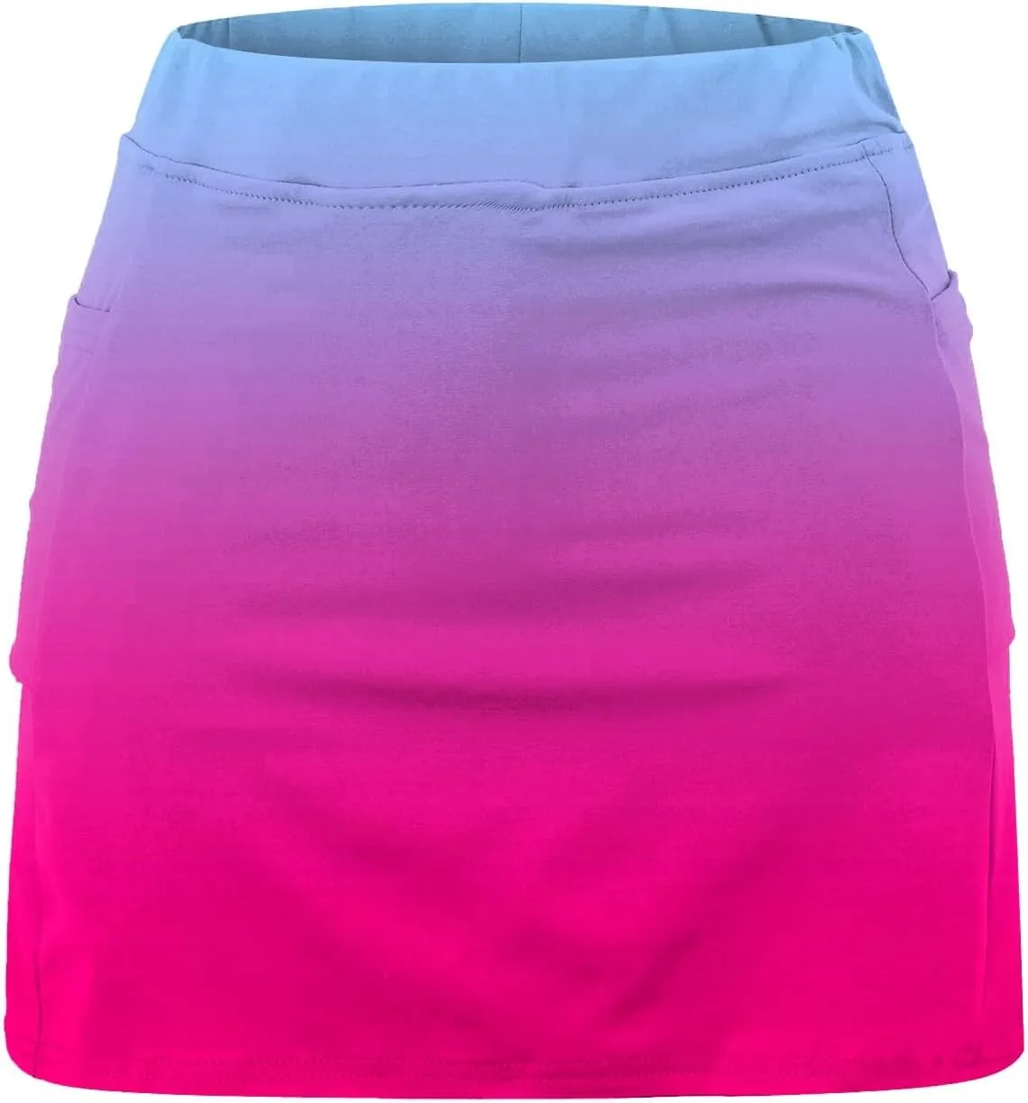High Waisted Tennis Skirt Waist Culottes Short Skirts Skinny Pants Lightweight High Waist Skinny Tummy Control Plus