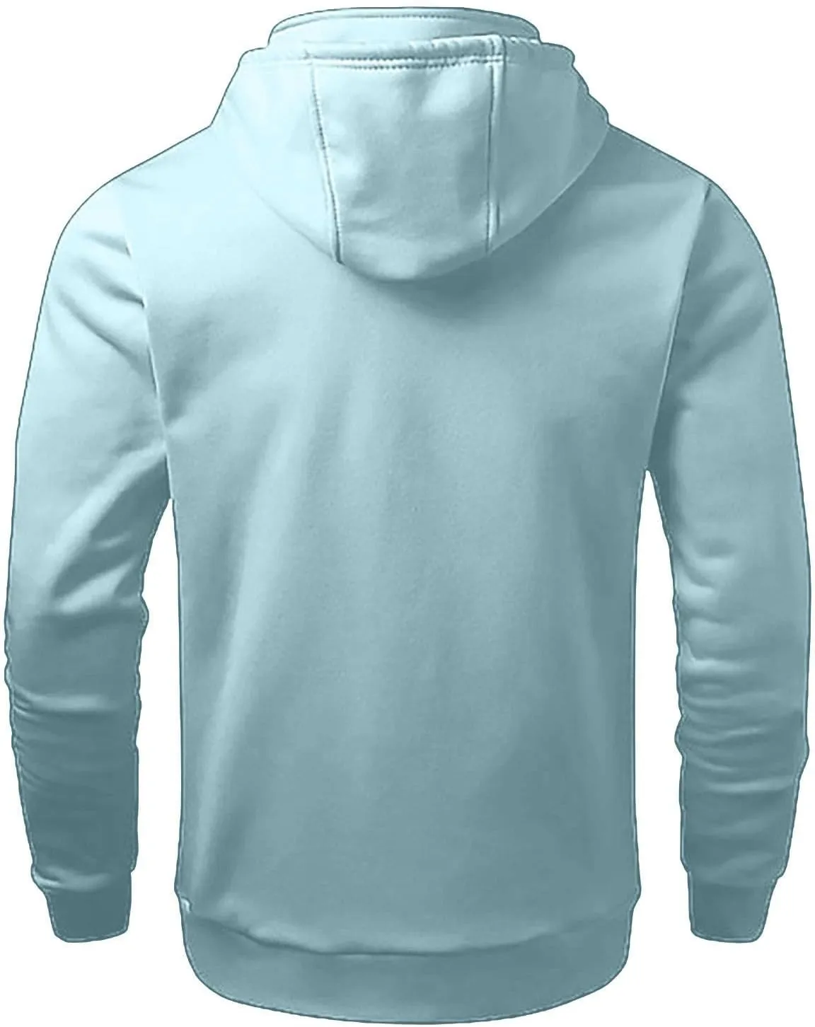 Hoodies for Men Quarter Zip Up Hoodie Pullover Loose Fit Heavyweight Hooded Sweatshirt for Men with Pocket