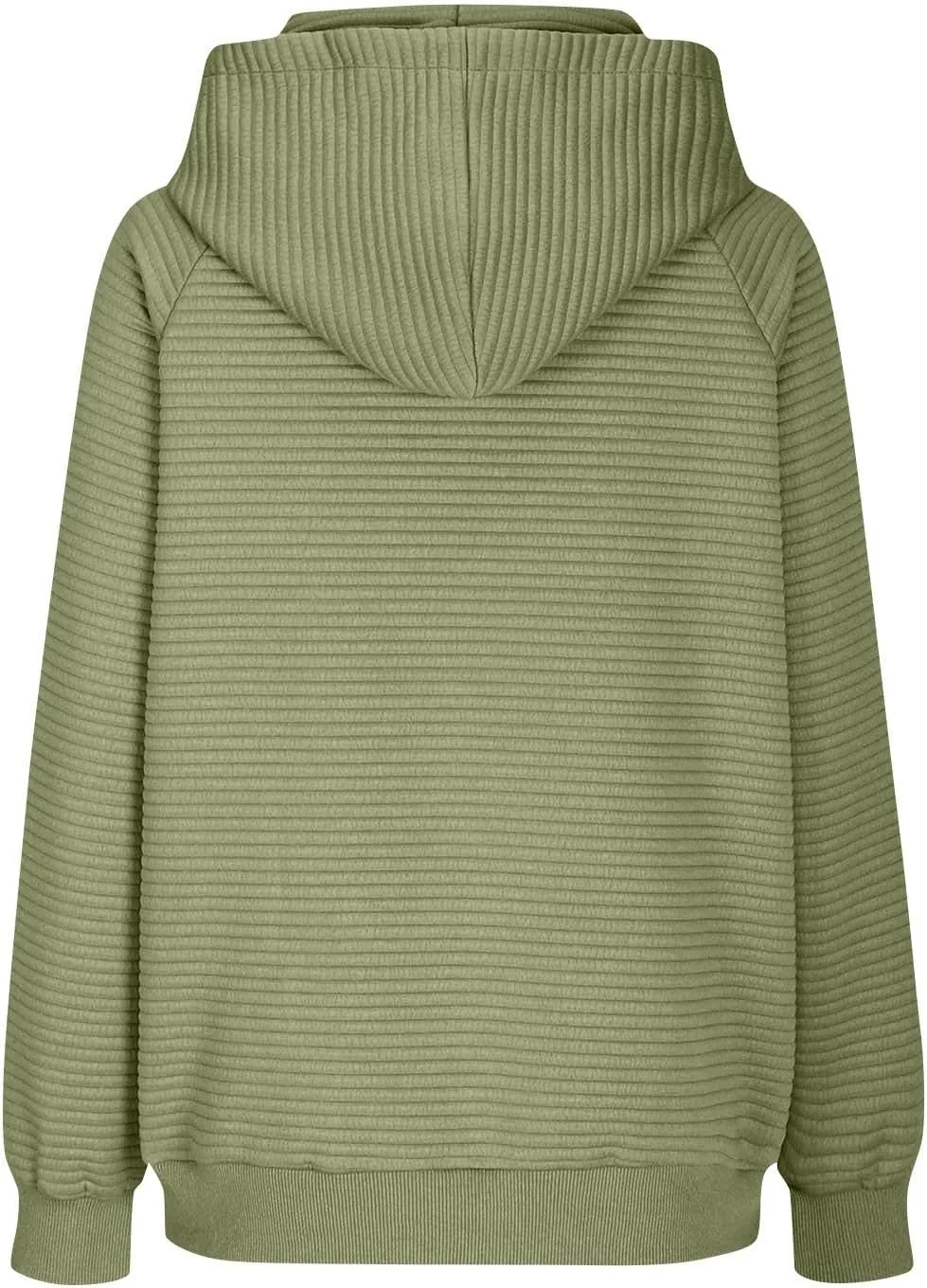 Hoodies for Women Loose Fleece Raglan Long Sleeve Hooded Sweatshirts Casual Comfy Jacquard Pullover with Pockets