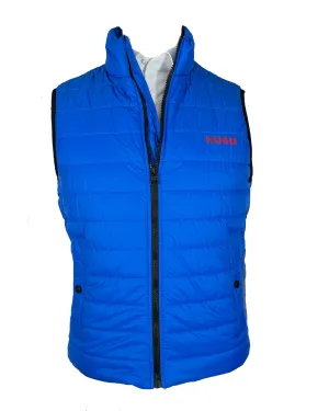 Hugo Boss Padded Gilet Slim Fit Bright Blue Puffer Vest M FINAL SALE