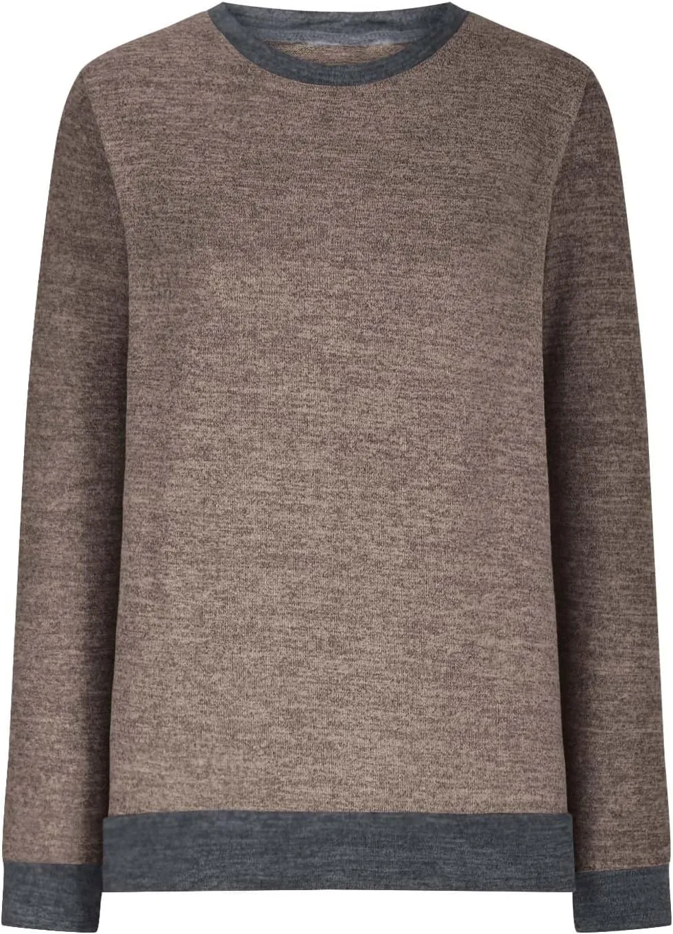 Hvyesh Oversized Sweatshirt Women Crewneck Sweatshirts Tunic Pullover Crew Neck Womens Sweaters Trending Clothes 2025 Fall