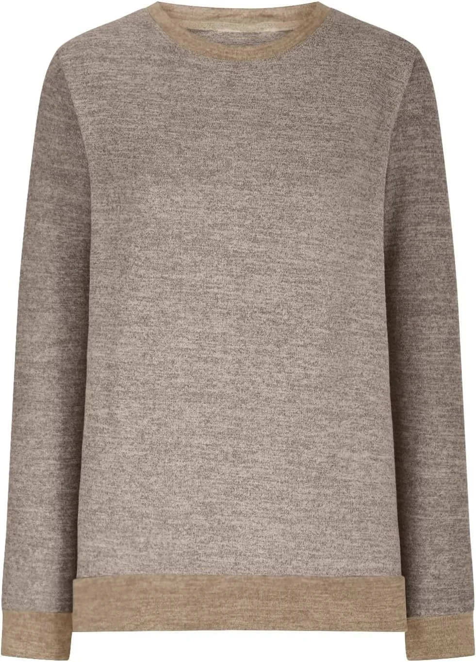 Hvyesh Oversized Sweatshirt Women Crewneck Sweatshirts Tunic Pullover Crew Neck Womens Sweaters Trending Clothes 2025 Fall