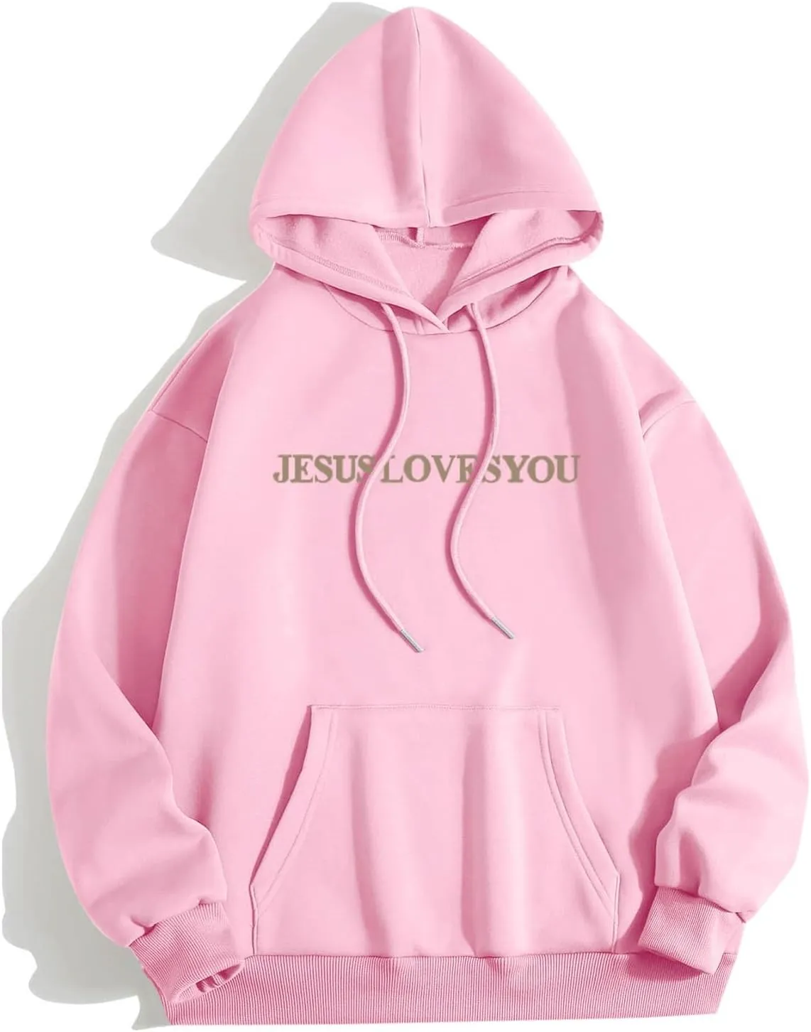Jesus Loves You Hoodie Christian Jesus Saves Faith Sweatshirt Man Woman Pullover Tops Y2K Clothes Streetwear Gift