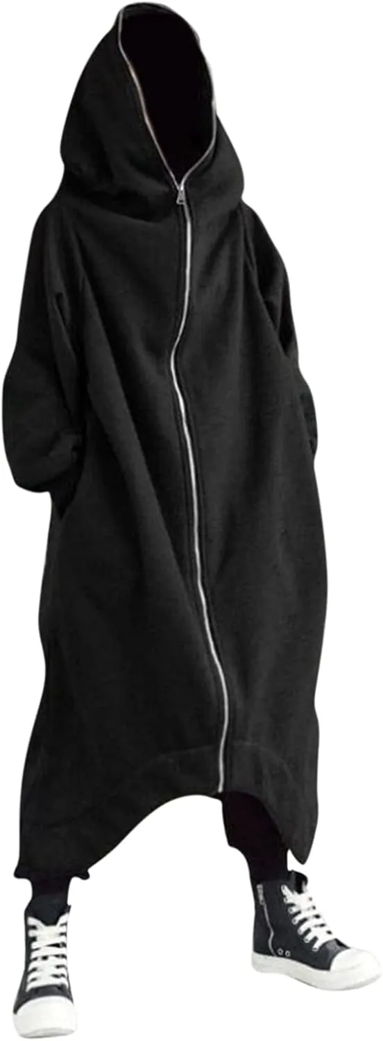 LCMTWX Hoodies for Guys Winter Casual Loose Solid Hooded Sweater Top With Zip Pockets With Zip Pockets With Zip