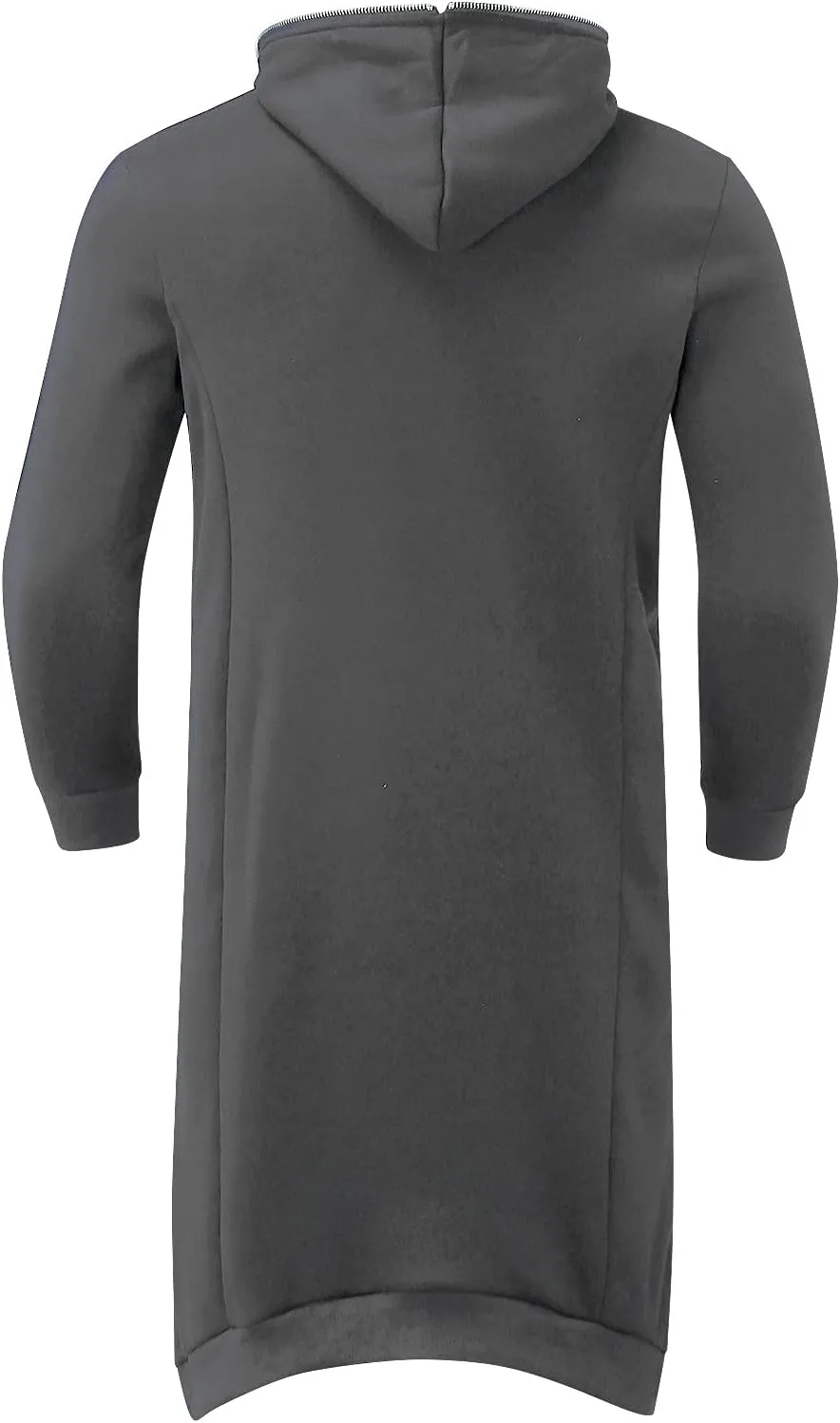 LCMTWX Men's Hooded Fleece Sweatshirt Coat Jackets Casual Stitching Hooded Zipper Sweater Coat Loose Warm Winter With Zip