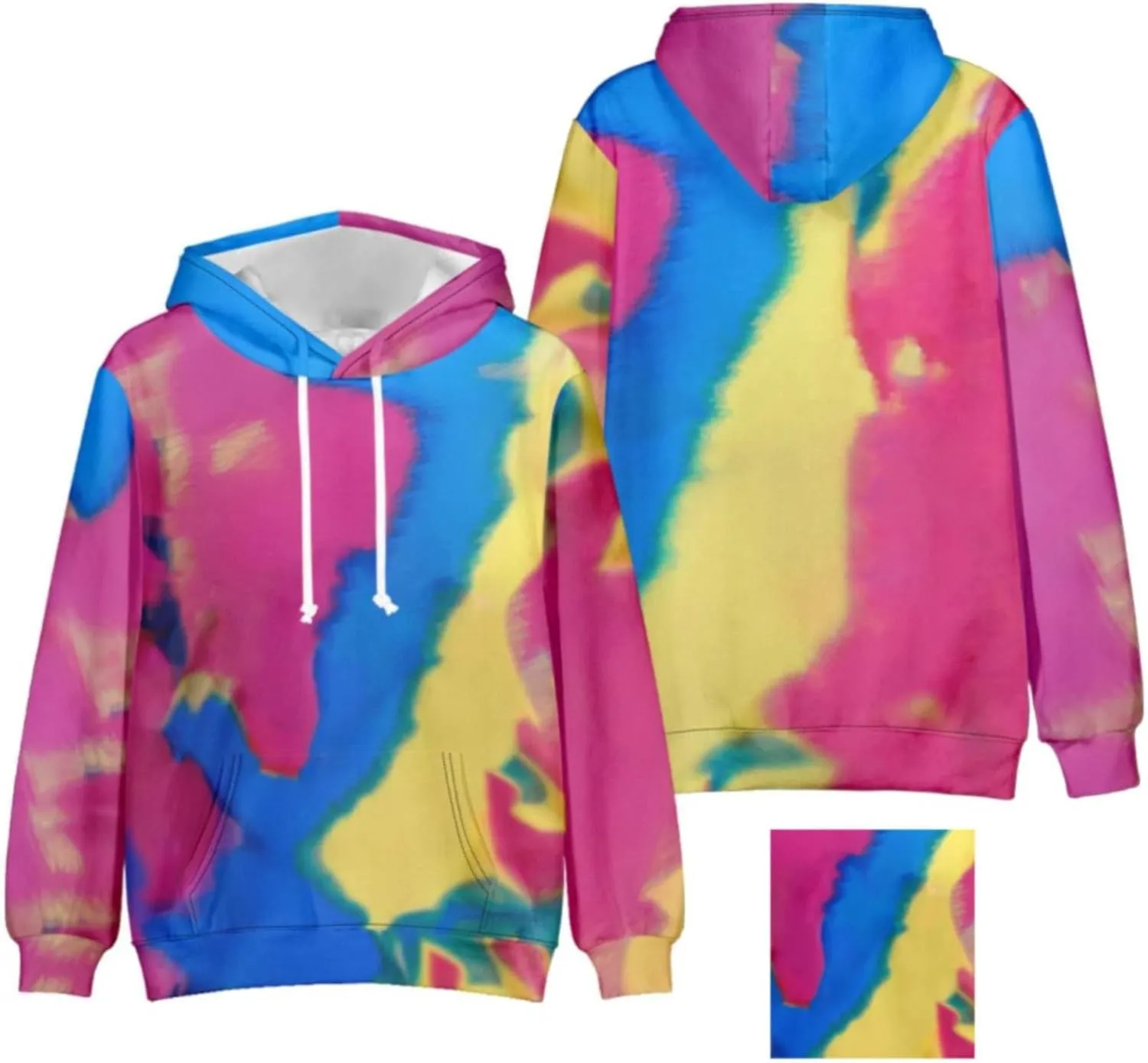 LCMTWX Men's Hooded Fleece Sweatshirt Size Sweater Midweight Fleece Sweatshirt Pullover Hooded Sweatshirt for Men Men's