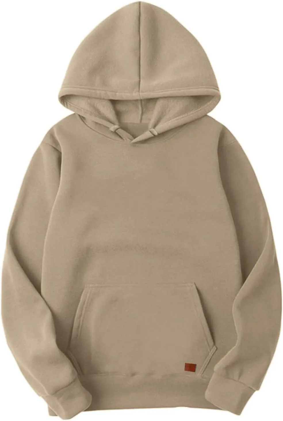 LCMTWX Mens Hoodies Pullover Casual Loose Solid Hooded Sweater Top Pullover Hooded Sweatshirt for Men Heavyweight Fleece