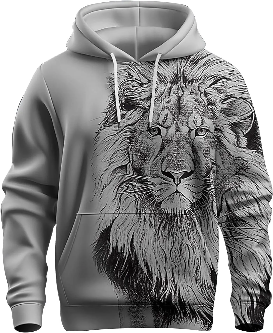 LCMTWX Mens Sweatshirts Hoodies Vintage Long Sleeve Hoodie Half Zipper Hooded Sweatshirt Top Workwear Multi Pocket Outdoor