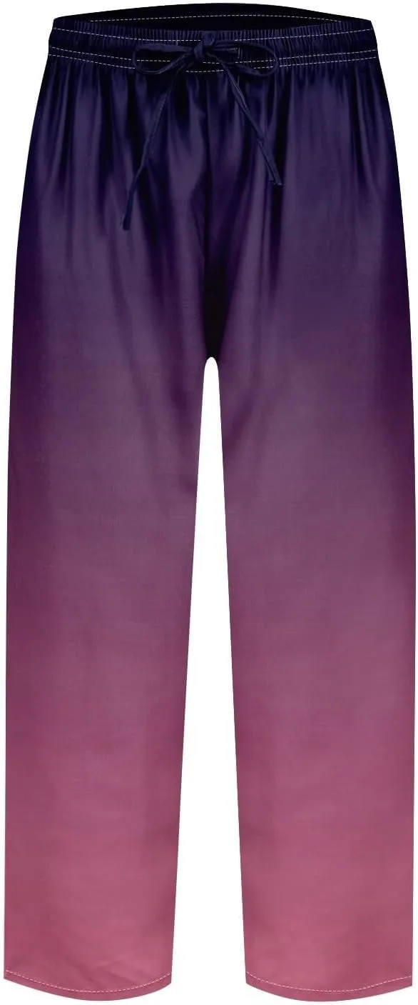 Linen Pants Women Women High Waisted Wide Leg Plus Size Capri Pants Lightweight Capri Trousers S 5XL Capri Pants