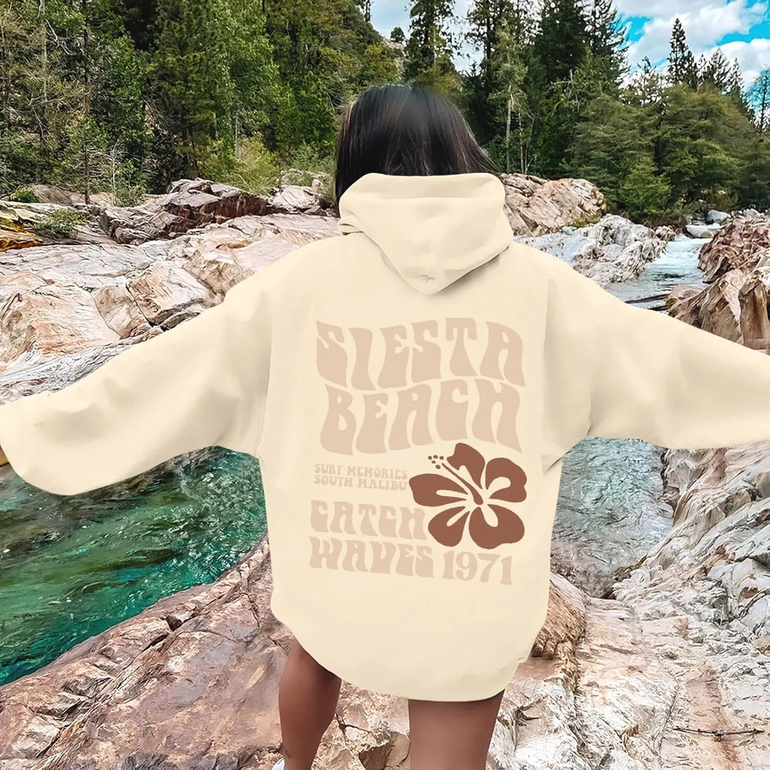 Love Like Jesus Letter Graphic Hoodies for Women Girls Oversized Long Sleeve Pocket Y2K Sweatshirt Tops
