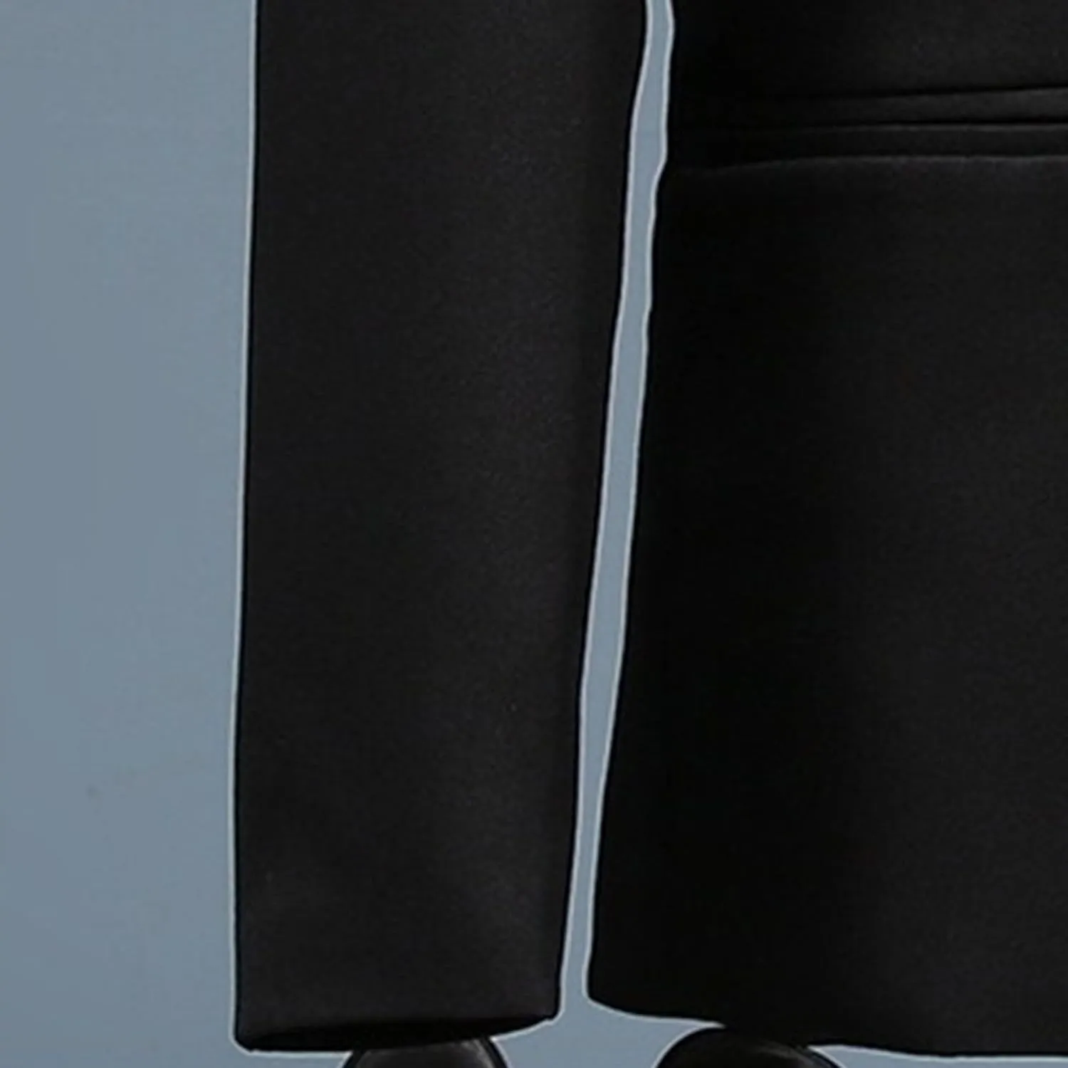 Men's 2 Pieces Chinese Tunic Suit Set Mandarin Collar Blazer Jacket Pants Sets Slim Fit Stand Collar Uniform Dress