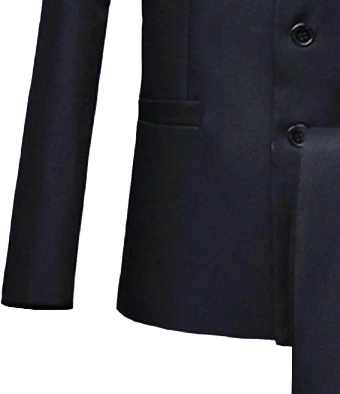 Men's 2 Pieces Chinese Tunic Suit Set Mandarin Collar Blazer Jacket Pants Sets Slim Fit Stand Collar Uniform Dress
