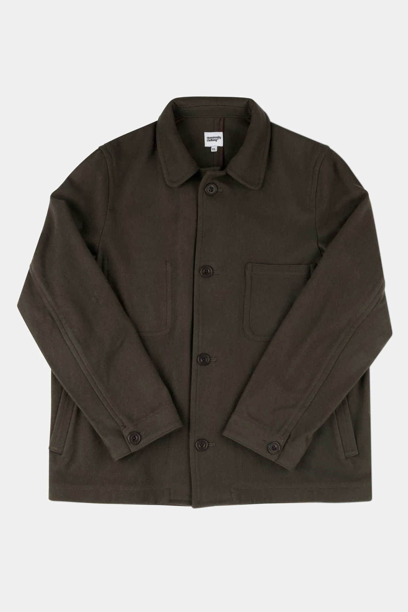 Men's Arthur Wool Chore Jacket - Drab