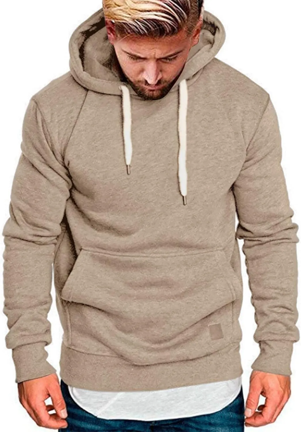 Mens Sweatshirts Hoodies Men's Workout Long Sleeve Fishing Shirts Available In Big & Tall Men's Workout Hooded