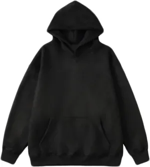 Muscularfit Cotton Long Sleeve Lightweight Hooded Sweatshirts for Men 2023 Fall Fashion Solid Pullover Hoodies Workout Hoodie