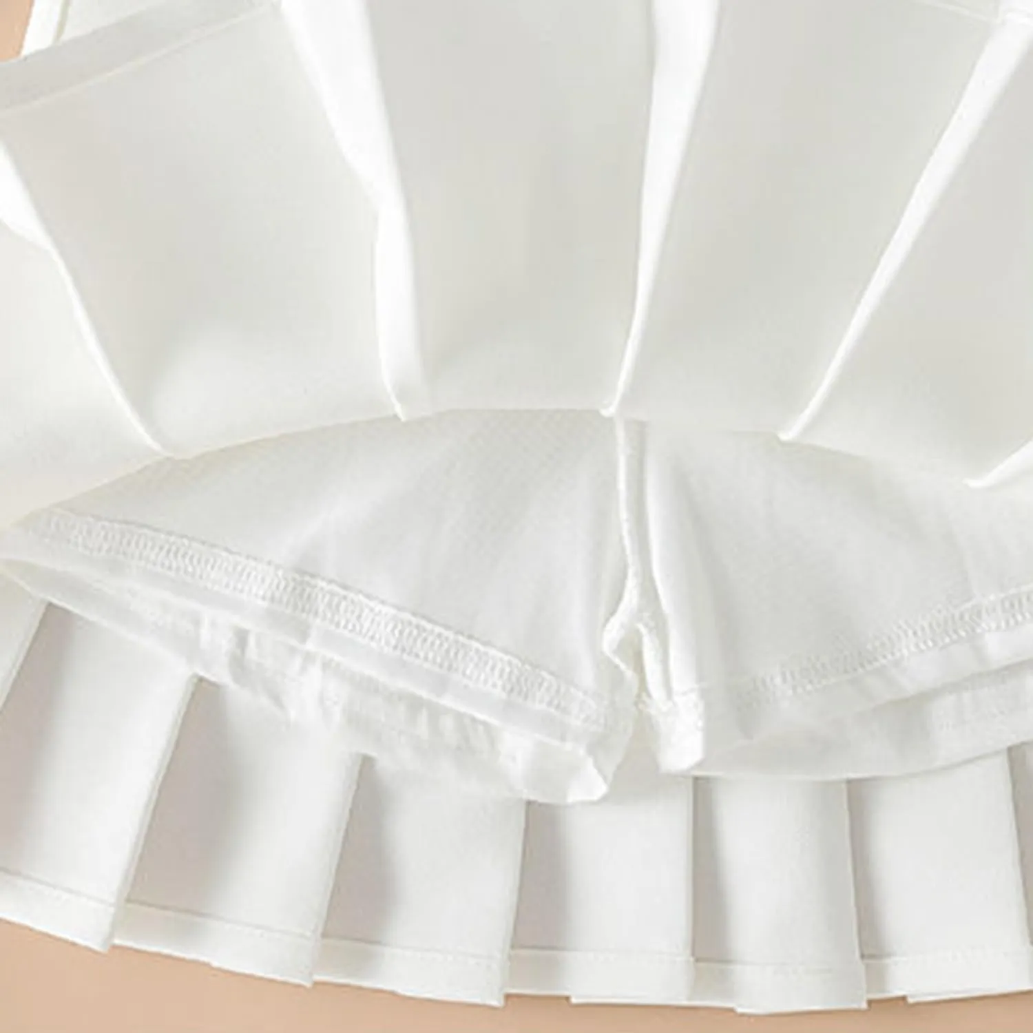 NNJXD Girl Pleated Skort Tennis Skirt with Shorts Stretch Waist Girls Skater Culottes