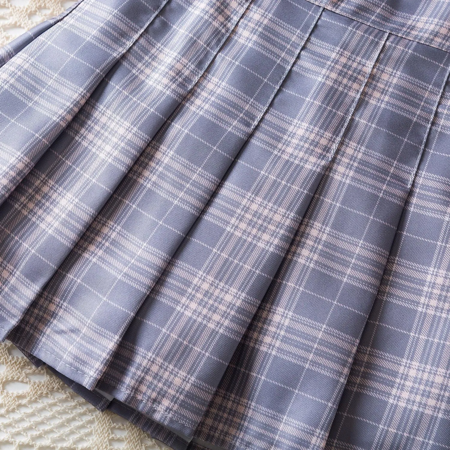 NNJXD Girl Pleated Skort Tennis Skirt with Shorts Stretch Waist Girls Skater Culottes