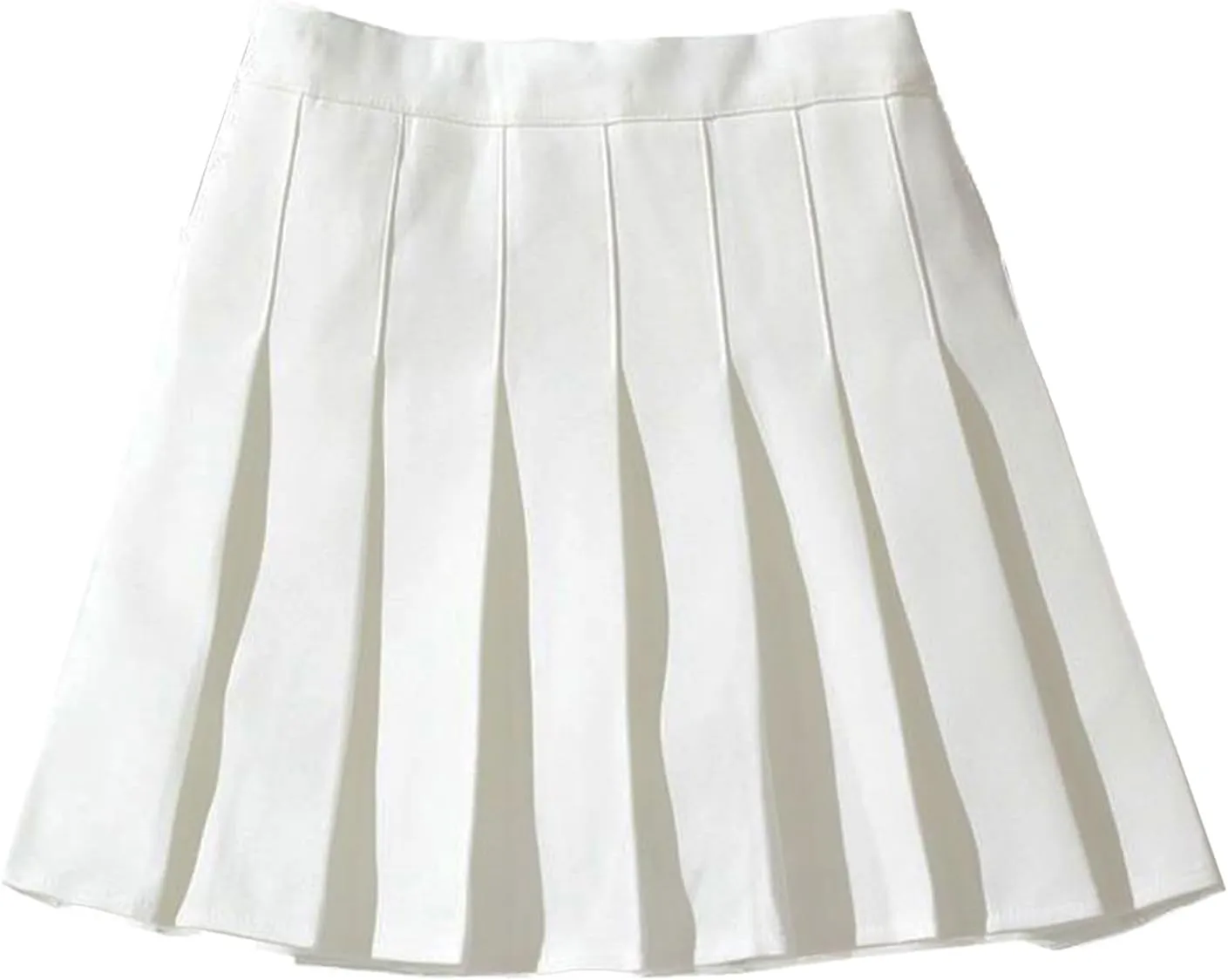 NNJXD Girl Pleated Skort Tennis Skirt with Shorts Stretch Waist Girls Skater Culottes