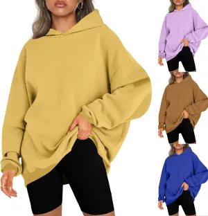 Oversized Hoodie For Women Casual Long Sleeve Hooded Sweatshirt Fall Fashion 2023 Fleece Pullover Tops y2k Clothes
