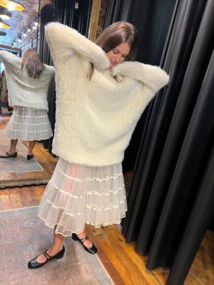 oversized shaggy turtleneck