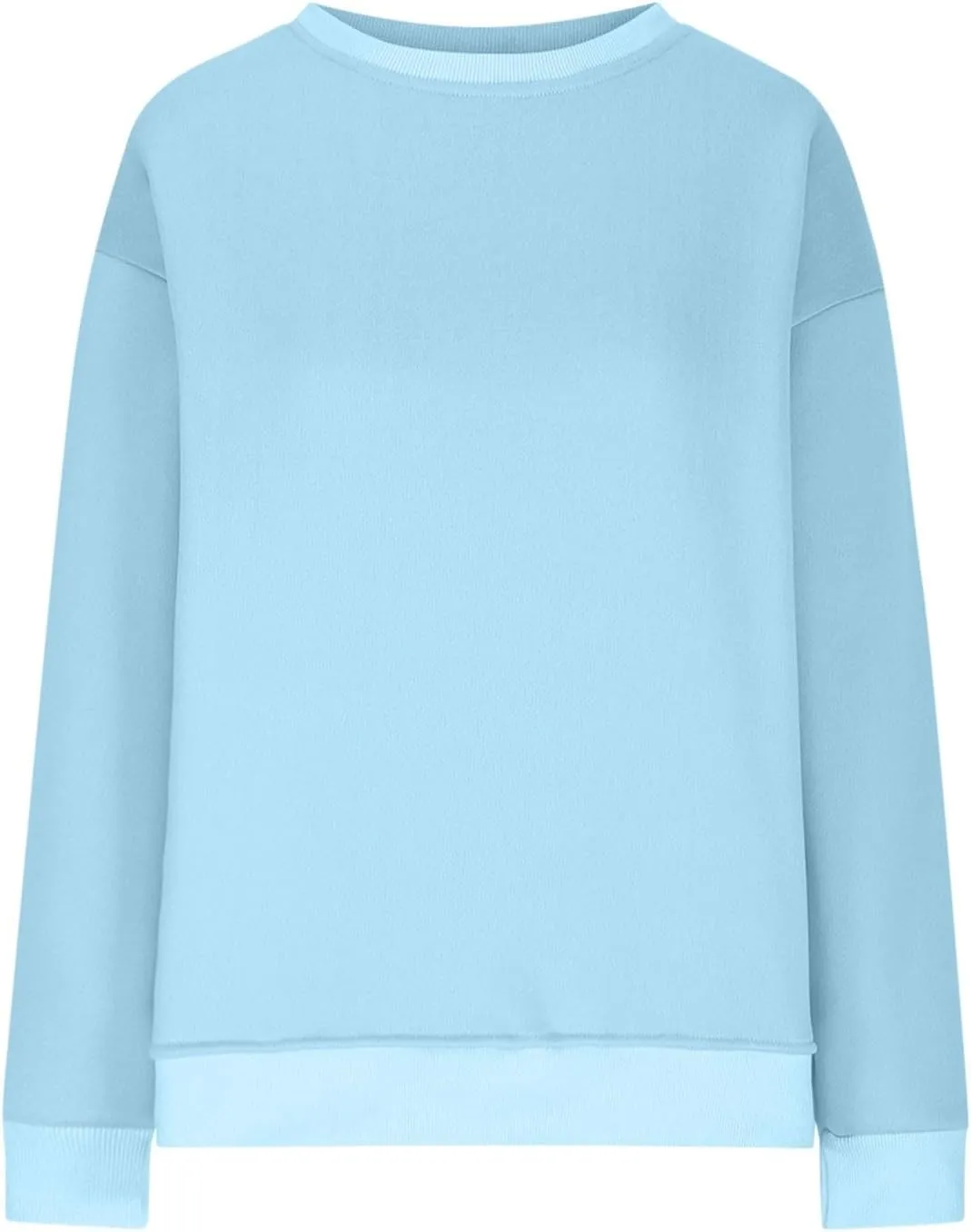 Oversized Sweatshirt for Women Long Sleeve Crewneck Hoodies 2024 Preppy Pullover Top Trendy Fall Outfits