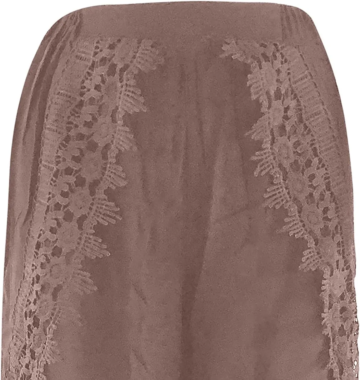 Palazzo Pants Women High Waist Wide Leg Boho Harem Yoga Pants Summer Irregular Lace Hippie Culottes Cropped Trousers