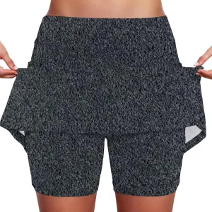 Plus Size Skorts for Women with Pockets Casual High Waist Athletic Golf Tennis Yoga Shorts Summer Beach Mini Skirts