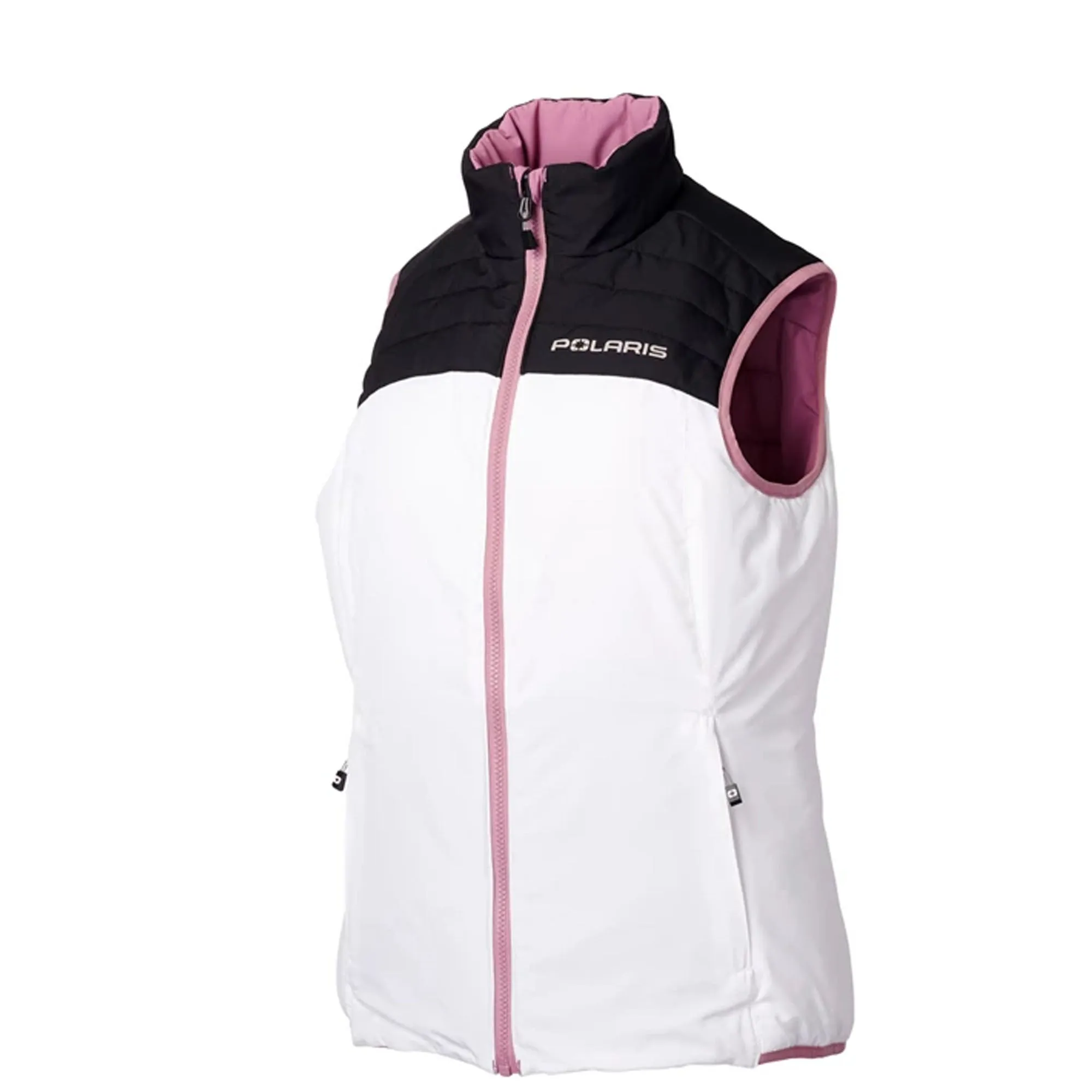 Polaris  Womens Dusty Rose Revolve Vest Reversible 3M Insulated Windbreak Warm