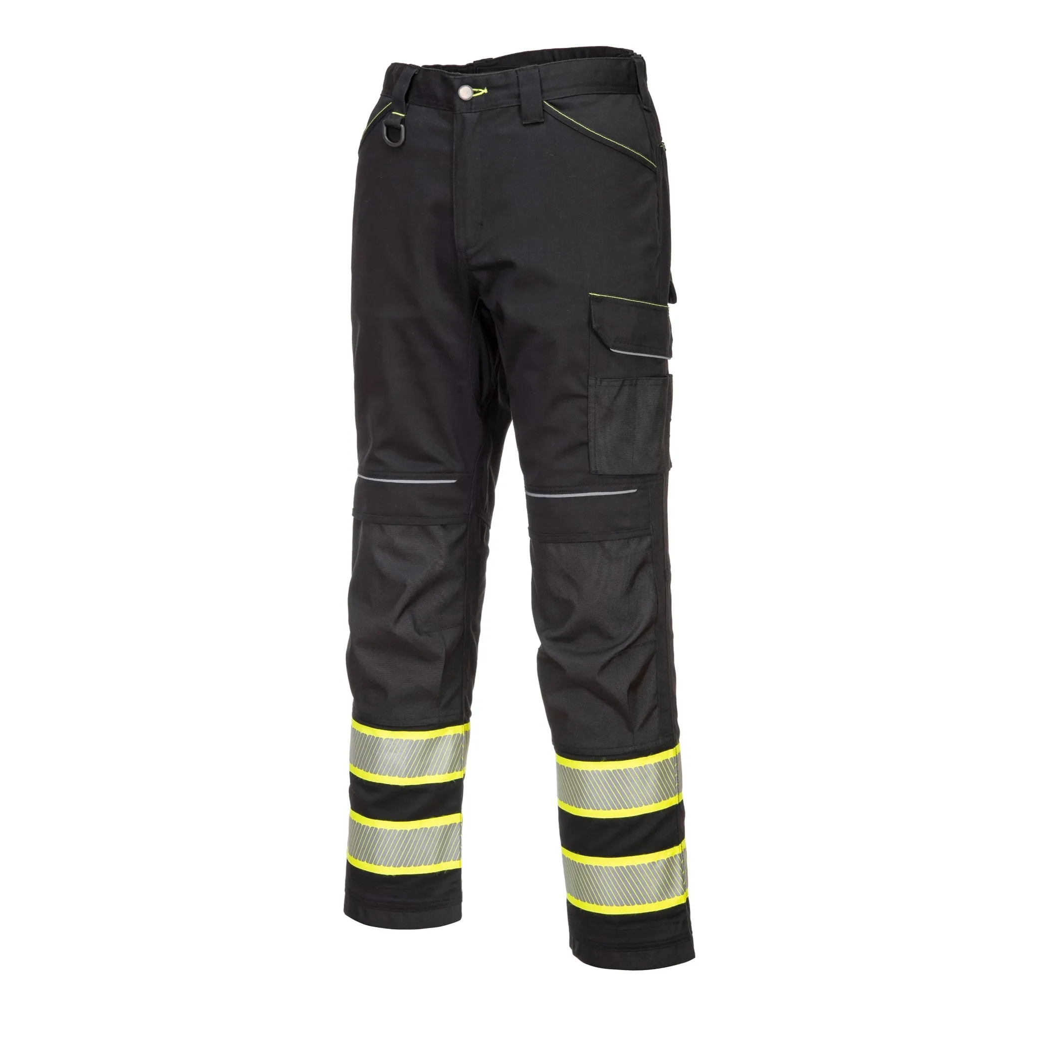 PORTWEST® Enhanced Visibility Professional Work Pants - Black - F142
